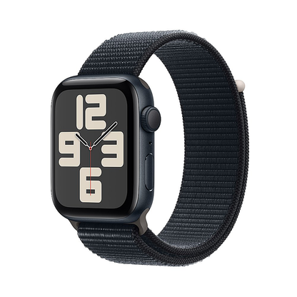 Apple Watch SE 2nd Gen 44mm GPS Midnight Case w/ Midnight Sport Loop MREA3LL/A