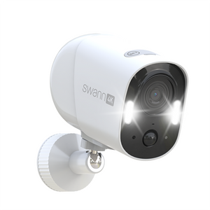 Swann Xtreem4K Wireless Security Camera w Siren & 2-Way Talk SWIFI-4KXTRM-US