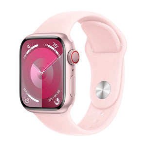 Apple Watch Series 9 41mm GPS Cellular Pink Case Pink Sport Band M/L MRJ03LL/A