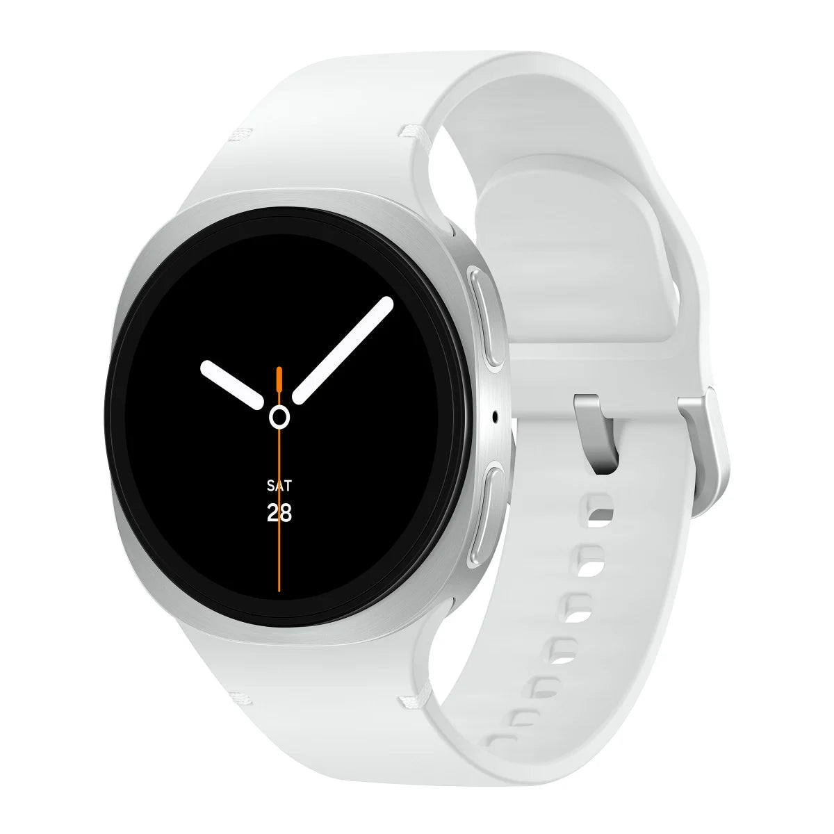 Samsung Galaxy Watch 8 40mm Silver Smartwatch w/Two Chargers SM-L320NZ