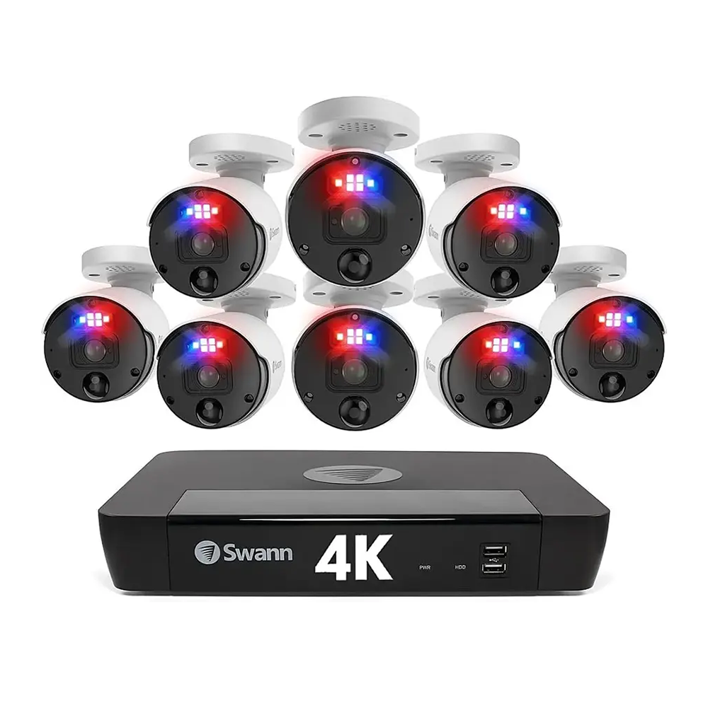 Swann Pro 8 Camera 16 Channel 4K UHD NVR Security System 2TB SWNVK-1689808-US