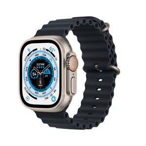 Apple Watch Ultra 49mm Cellular Titanium Case w/ Midnight Ocean Band MQET3LL/A