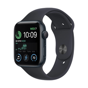 Apple Watch SE 2nd Gen 44mm GPS Midnight Case w/ Midnight Sport Band MNTG3LL/A