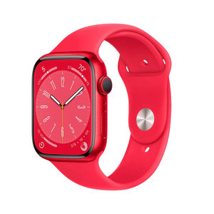 Apple Watch Series 8 45mm GPS PRODUCT (RED) Case Red Sport Band S/M MNUR3LL/A