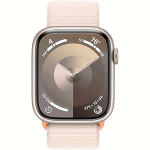 Apple Watch Series 9 45mm Cellular Starlight Case w/ Starlight Band MRMA3LL/A - quickshipelectronics