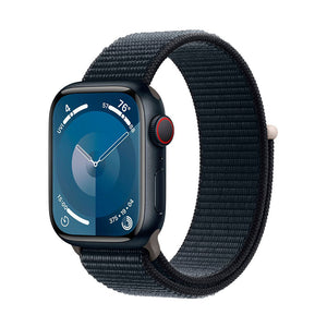 Apple Watch Series 9 41mm GPS + Cellular Midnight Case w Sport Loop MRHU3LL/A