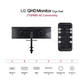 LG 24" QHD 1440p IPS Dual Display Monitor Ergo Stand 75hz 5ms 24QP88D-B2 - quickshipelectronics