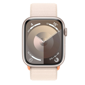 Apple Watch Series 9 45mm Starlight Case w/ Starlight Sport Loop MR983LL/A 2023