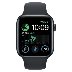 Apple Watch SE 2nd Gen 44mm GPS Midnight Case w/ Midnight Sport Band MNTG3LL/A - quickshipelectronics