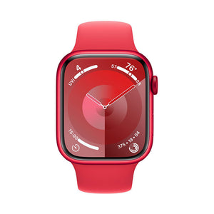 Apple Watch Series 9 45mm GPS + Cell RED Aluminum Case w Sport Band MRYG3LL/A - quickshipelectronics