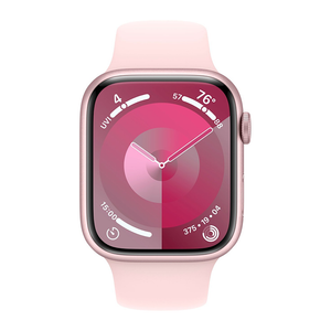 Apple Watch Series 9 41mm GPS Pink Case w/ Light Pink Band M/L MR943LL/A 2023 - quickshipelectronics