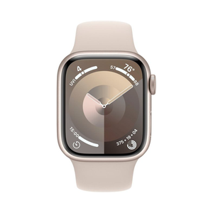 Apple Watch Series 9 41mm GPS Starlight Case w/ Starlight Sport Band MR8U3LL/A - quickshipelectronics