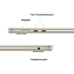 Apple MacBook Air 15.3" M2 Chip 8GB RAM 256GB SSD Starlight MQKU3LL/A 2023 Model - quickshipelectronics