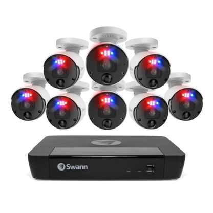 Swann Pro 8 Camera 8 Channel 12MP 2TB NVR Security System PoE SWNVK-890008-US