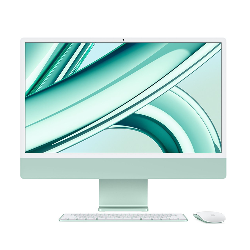 Apple iMac 24" All-in-One M3 chip 8GB Ram 256GB SSD Green MQRA3LL/A 2023 Model-quickshipelectronics