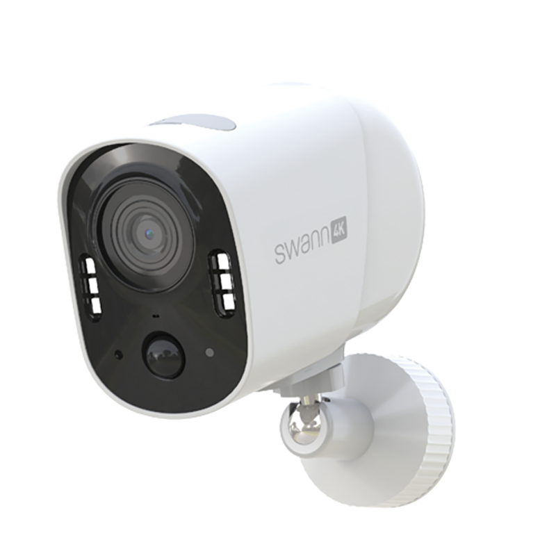 Swann Xtreem4K Wireless Security Camera w Siren & 2-Way Talk SWIFI-4KXTRM-US