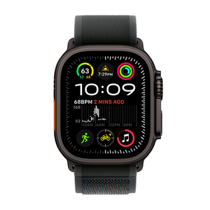 Apple Watch Ultra 2 49mm GPS Cell Black Titanium Case Trail Loop S/M MX4U3LW/A