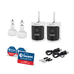 Swann 2K Wireless Camera 2-Pack for AllSecure650 & 600 Kits SRNVW-600CMBWB2