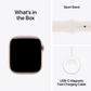 Apple Watch Series 10 42mm GPS Rose Gold Case w Light Blush Band S/M MWWH3LW/A