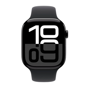 Apple Watch Series 10 46mm GPS Jet Black Case with Sport Band M/L MWWQ3LW/A 2024