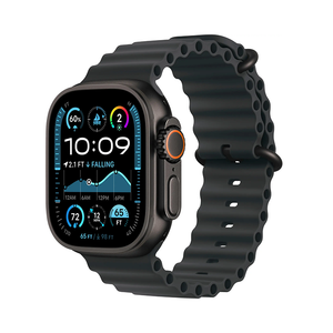 Apple Watch Ultra 2 49mm GPS+Cell Titanium Case w Black Ocean Band MX4P3LL/A