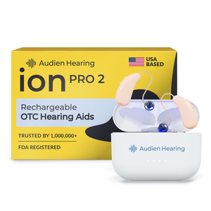 Audien Hearing Ion Pro 2 OTC Hearing Aids A2 Max Chip