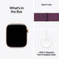 Apple Watch Series 10 46mm GPS+Cell Rose Gold Case w Plum Sport Band MWY83LW/A