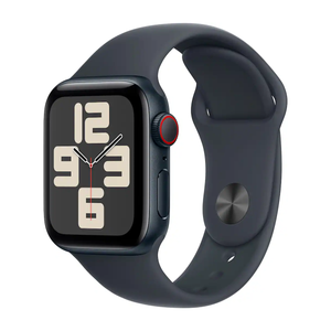 Apple Watch SE 2nd Gen 40mm GPS Cell Midnight Case w Sport Band M/L MXFT3LL/A