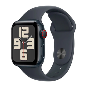 Apple Watch SE 2nd Gen 40mm GPS Cell Midnight Case w Sport Band S/M MXFR3LL/A