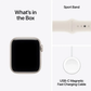 Apple Watch SE 3 40mm GPS Starlight Aluminum Case w Sport Band S/M MEH34AW/A