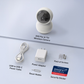 Swann EVO Pan & Tilt Wi-Fi Camera w Night Vision + Siren - White - SWIFI-SE2KPT