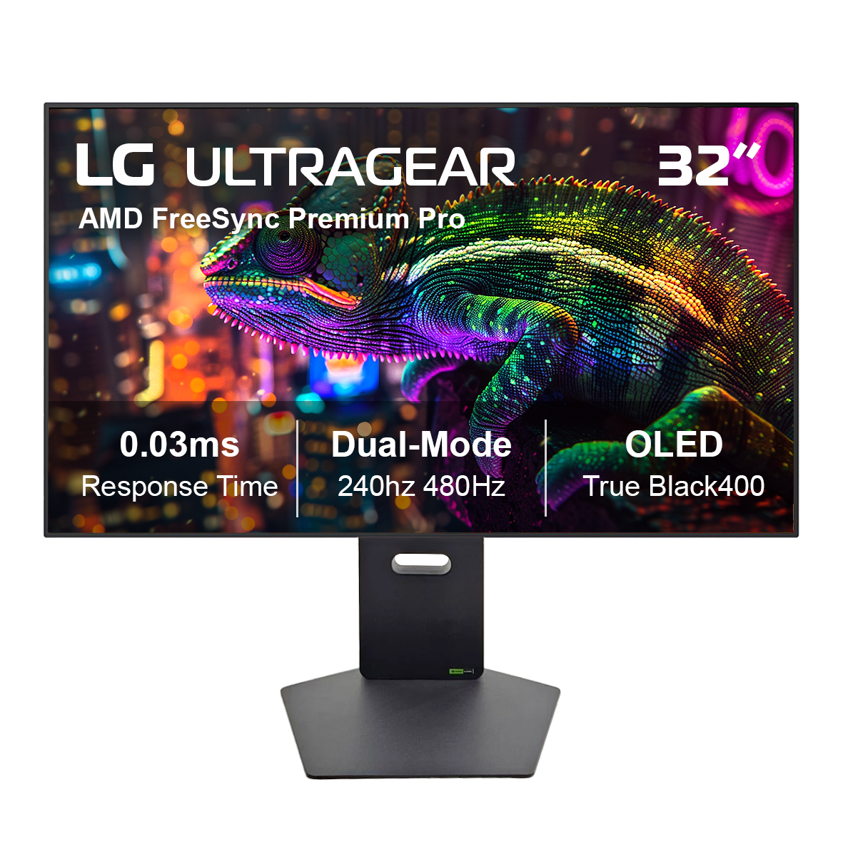 LG UltraGear 32" OLED 4K Dual-Mode FHD 480Hz 0.03ms AMD FreeSync Pro 32GX870A-B