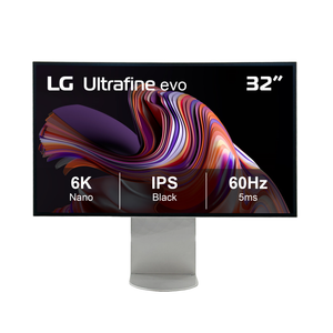 LG Ultrafine evo 31.5" 6K Nano IPS Black Monitor 5ms GtG 60Hz Silver 32U990A-S