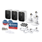 Swann CoreCam Pro Indoor/Outdoor 2K Quad HD Security Camera 3PK SWIFI-COREPROPK3