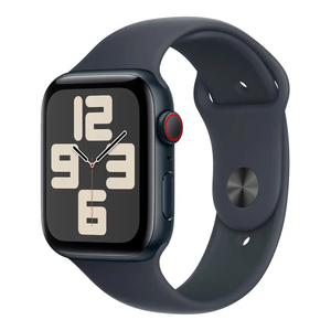 Apple Watch SE 2nd Gen 44mm GPS Cell Midnight Case w Sport Band M/L MXG23LL/A