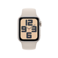 Apple Watch SE 2nd Gen 40mm GPS Starlight Case & Band S/M MR9U3LL/A 2023 Model