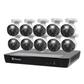 Swann Pro 10 Camera 16 Channel 12MP NVR Security System 2TB PoE SONVK-16900010