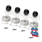 Swann Master-Series 4K Dome Camera 4-Pack w Night Vision White SRNHD-876MSDWB4
