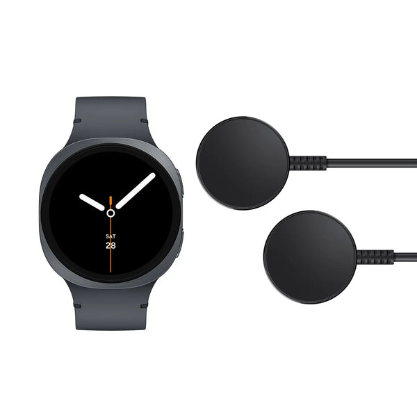 Samsung Galaxy Watch 8 44mm Graphite Smartwatch Two Chargers SM-L330ND