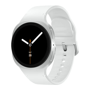 Samsung Galaxy Watch 8 40mm Silver Smartwatch w/Two Chargers SM-L320NZSCXAA 2025