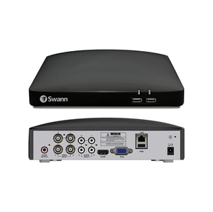 Swann 4-Channel 4K Security Surveillance DVR 64GB MicroSD Black SRDVR-4468564GB
