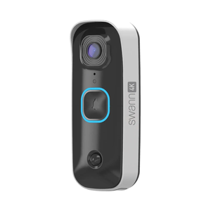 Swann Buddy 4K UHD Wireless Video Doorbell & Chime w Night Vision SWIFI-4KBUDDY