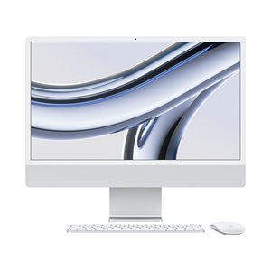 Apple iMac 24" All-in-One M3 chip 8GB RAM 512GB SSD Silver MQRK3LL/A