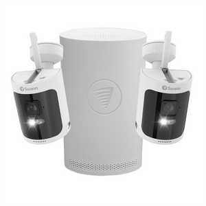 Swann AllSecure600 2K Wireless Security Kit w 2 Cameras & NVR Tower SWNVK-600KH2