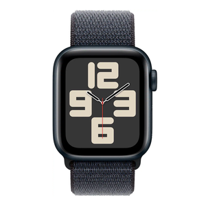 Apple Watch SE 2nd Gen 40mm GPS Cell Midnight Case w Ink Sport Loop MXFQ3LL/A
