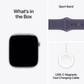 Apple Watch Series 11 46mm GPS Silver Case w/ Purple Fog Sport Band MEVA4LW/A