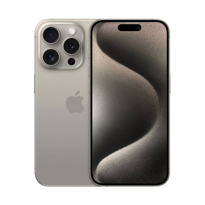 Apple iPhone 15 Pro 128GB Natural Titanium Factory Unlocked MTQP3LL/A Smartphone
