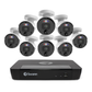 Swann Pro 8 Camera 8 Channel 12MP 2TB NVR Security System PoE SWNVK-890008-US