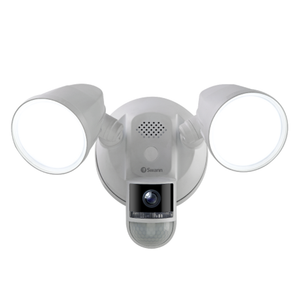 Swann 4K Floodlight Security Camera w Siren Heat/Motion Detection SWIFI-4KFLOCAM