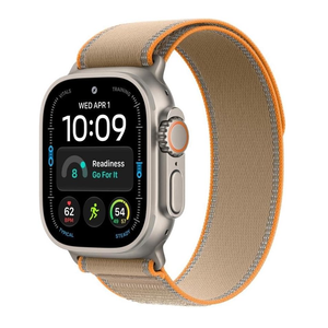 Apple Watch Ultra 4 49mm Cell Natural Titanium w Sand Trail Loop M/L MJAQ4LS/A